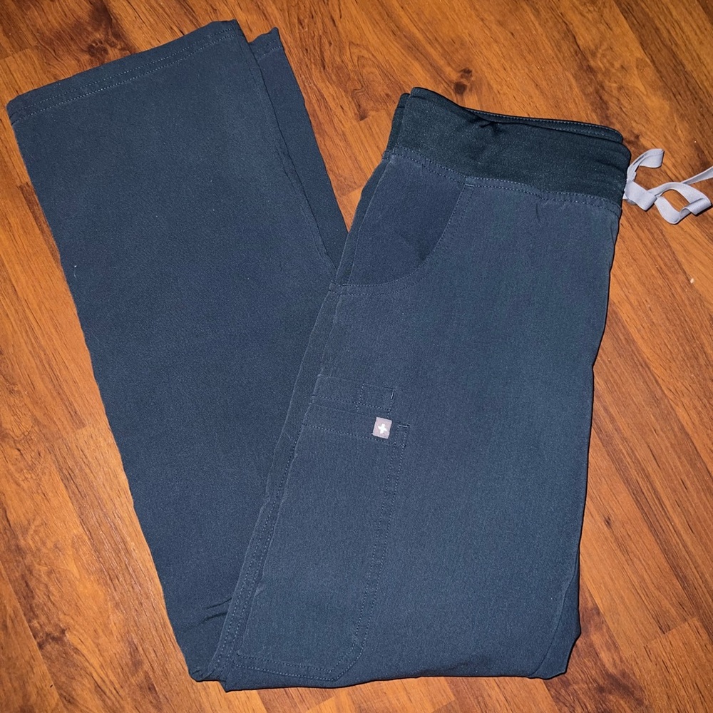 Figs Women Technical Collection Blue Pants Scrubs